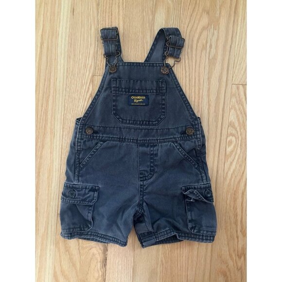 Oshkosh b’gosh boys shortalls overalls 12M - Picture 1 of 6